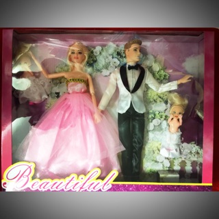 Bộ Đồ chơi Barbie and Ken bê cô dâu chú rể