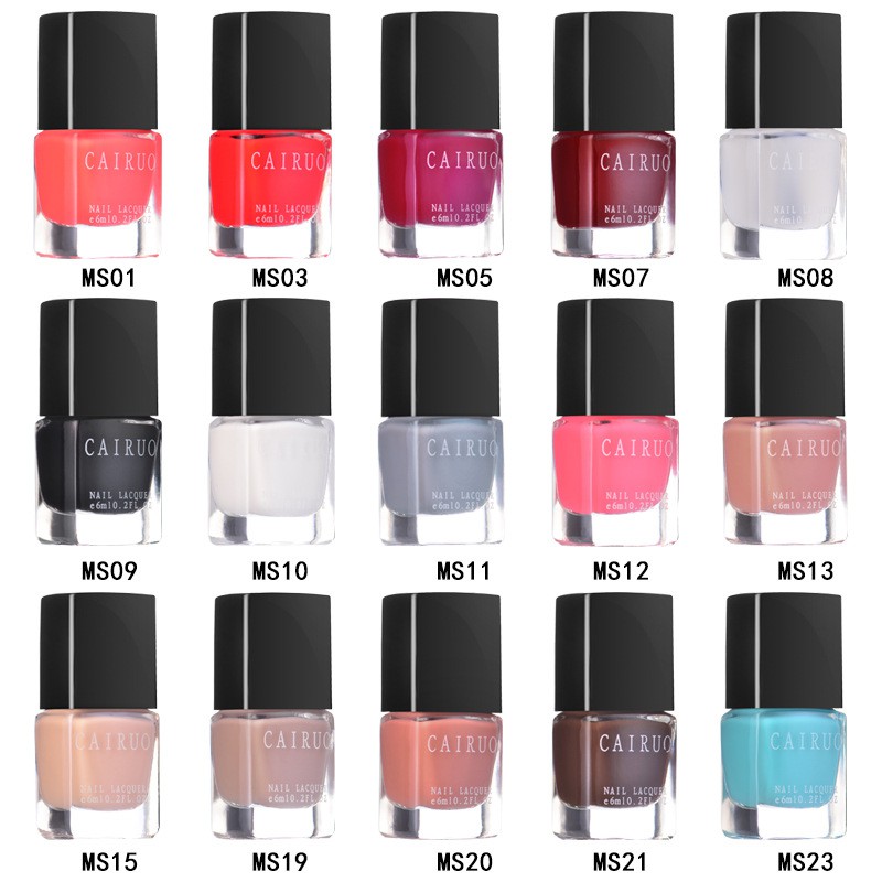 Sơn móng tay CARUO mịn màu kẹo bắt mắt với 32 màu tùy chọn chất lượng cao