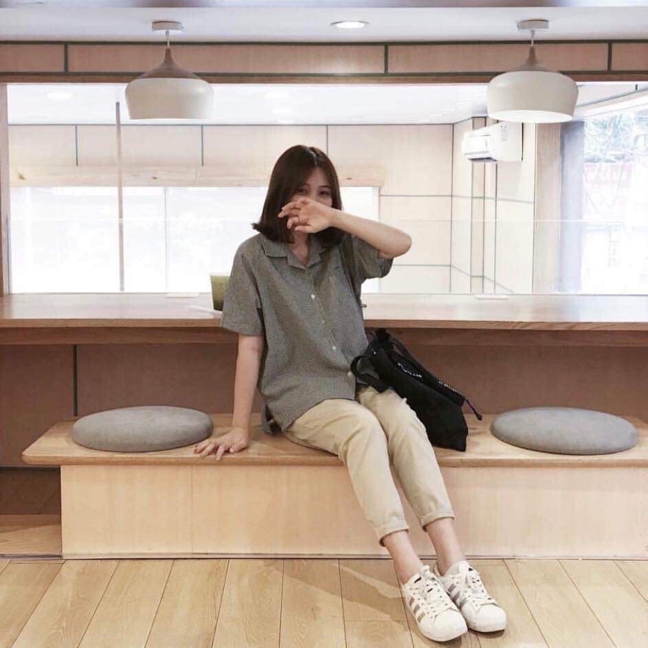 Quần Kaki Suông Baggy Sắn Gấu HARIQUEEN