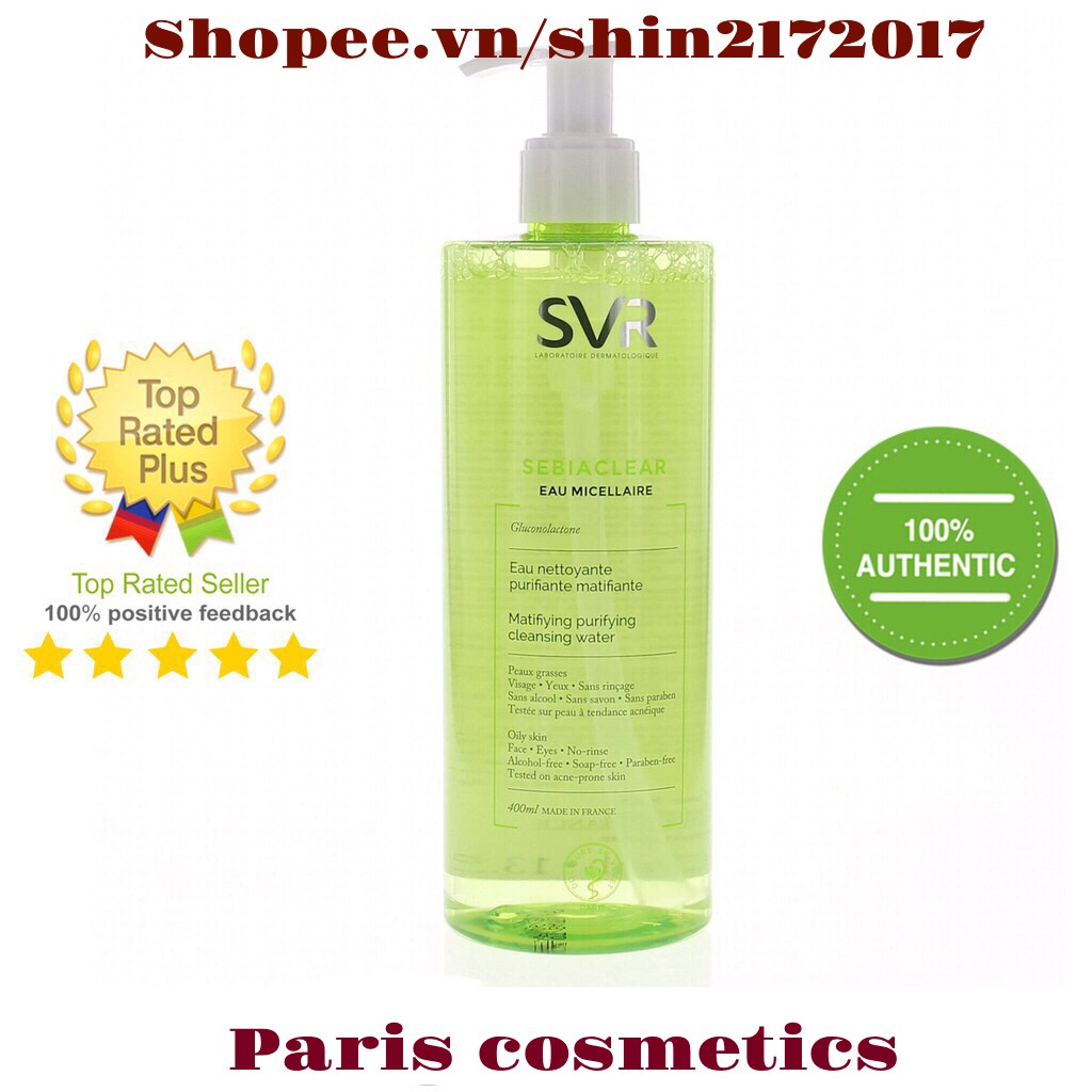 Tẩy trang SVR Sebiaclear 400ml