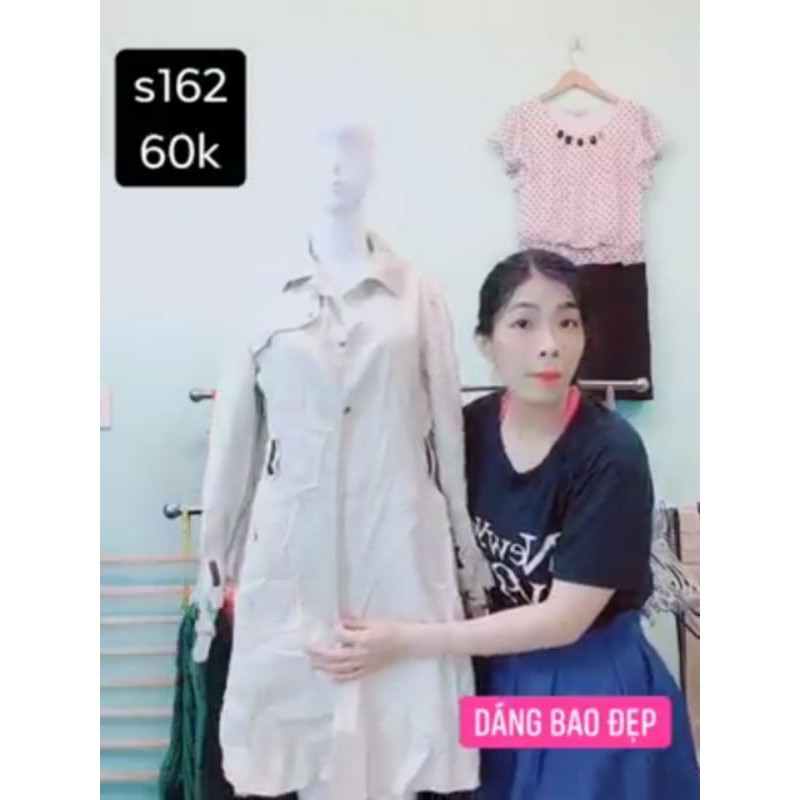 áo khoác măng tô dáng đẹp. S162