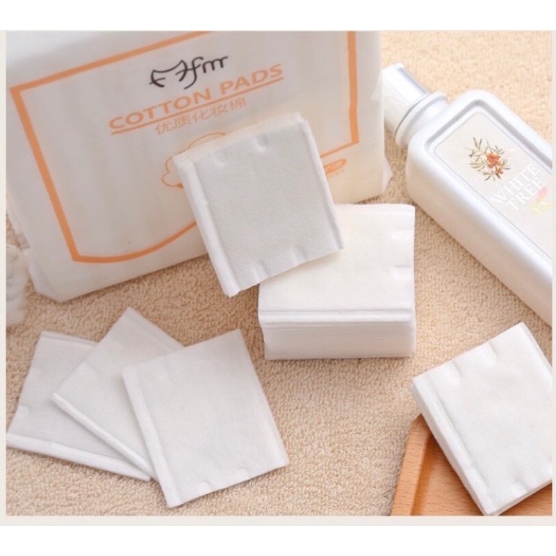 Bông tẩy trang 3 lớp Cotton Pads Túi 222 miếng 2021