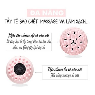 Cọ rửa mặt và massage bạch tuộc