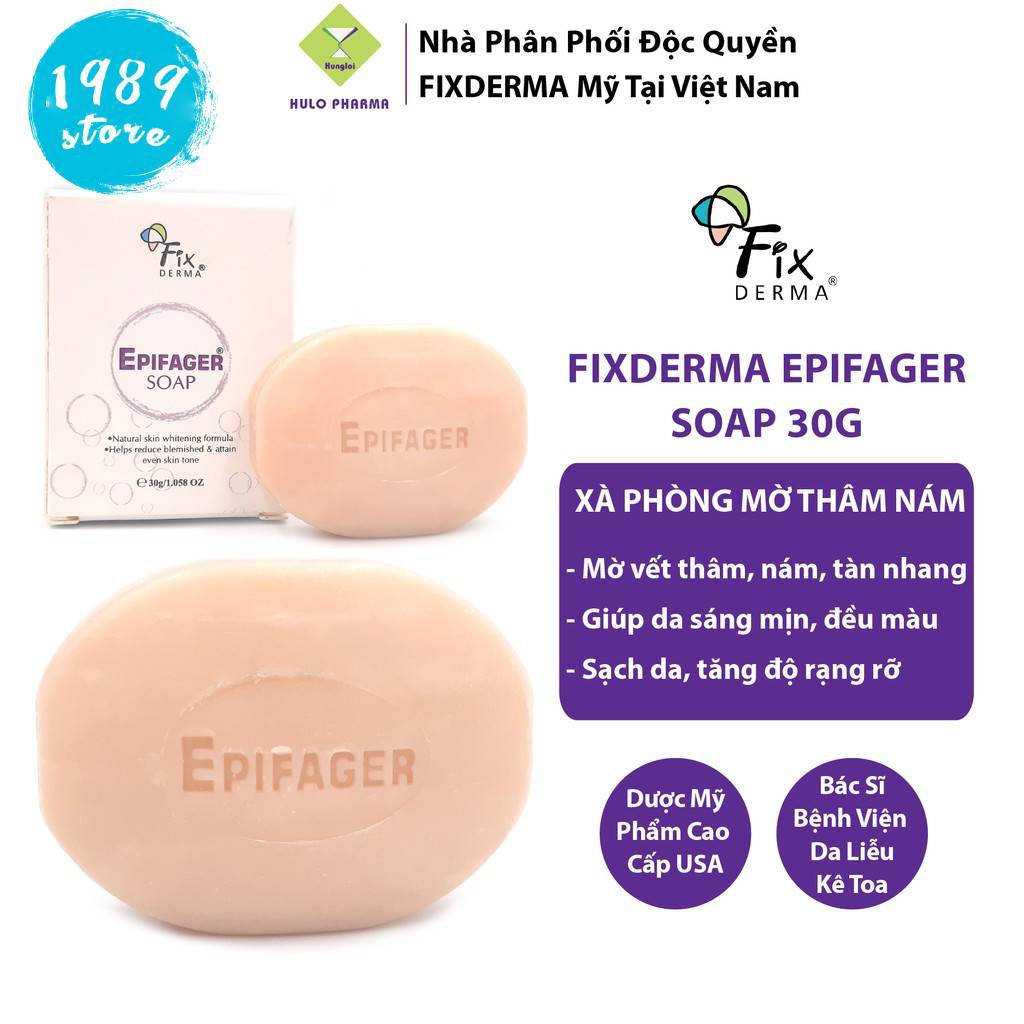 Epifager Xà phòng trắng da mờ thâm nám Fixderma USA INDIA | BigBuy360 - bigbuy360.vn