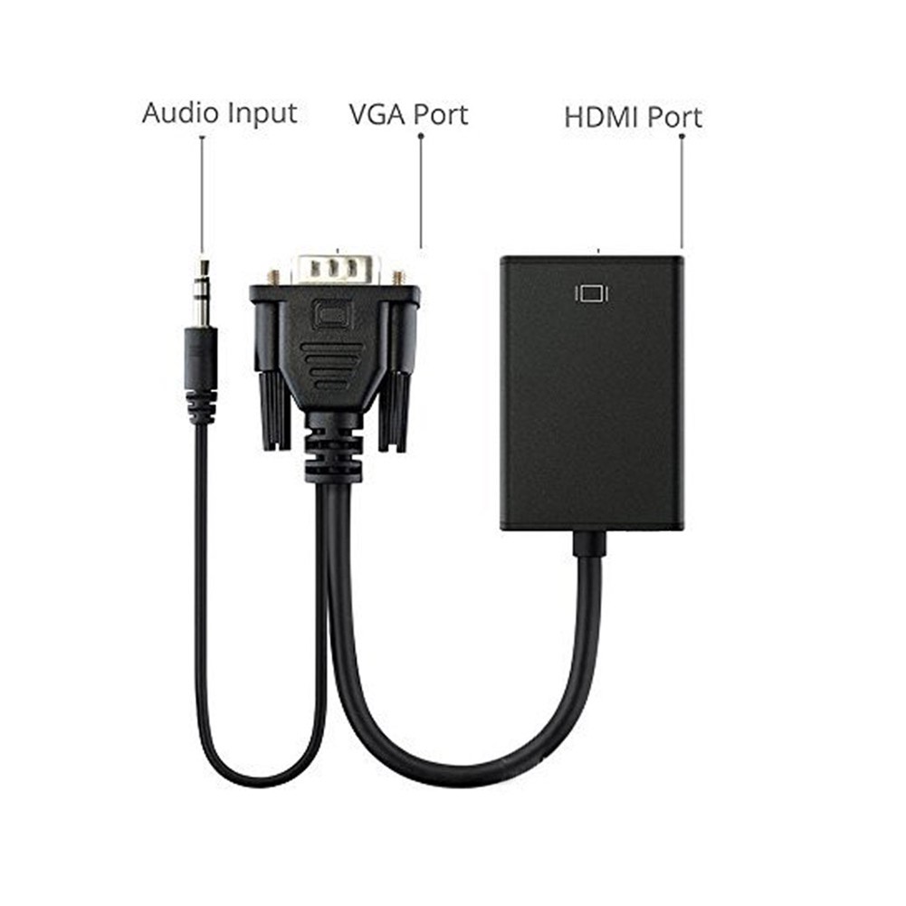 Dây Cáp Chuyển Đổi Vga Sang Hdmi Hd 1080p Dvd