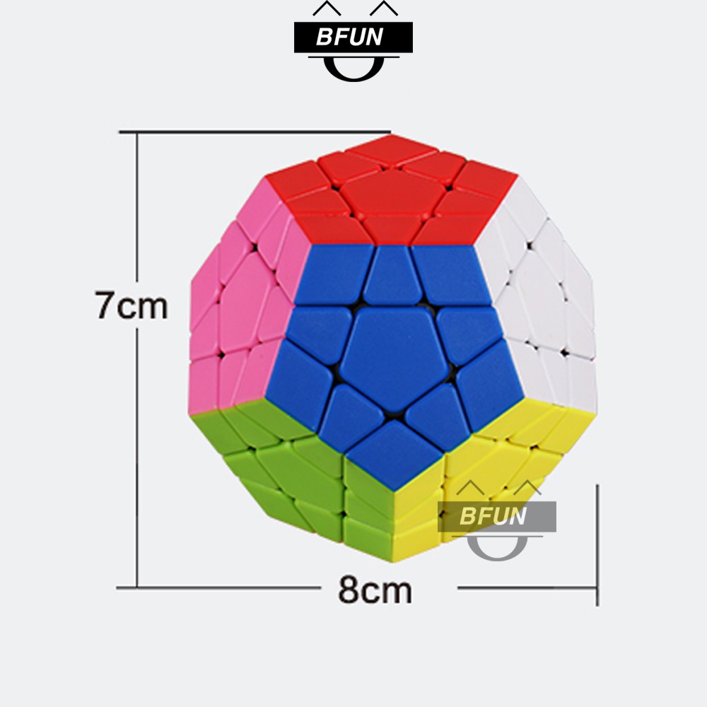 Rubik MEGAMINX 3x3 Không Viền Loại Xịn - Rubik 12 Mặt Xoay Mượt Giá Rẻ - Đồ Chơi Trẻ Em BFUN