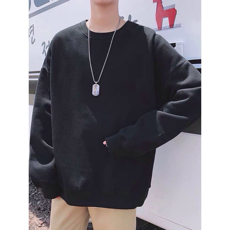 áo nỉ ngoại sweater fom to đùng như hình.