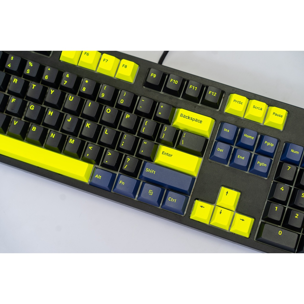 Bộ keycap phím cơ E-Dra EKC7101 - NIGHT RUNNER (PBT Double-Shot/ 166 nút/ Cherry Profile)