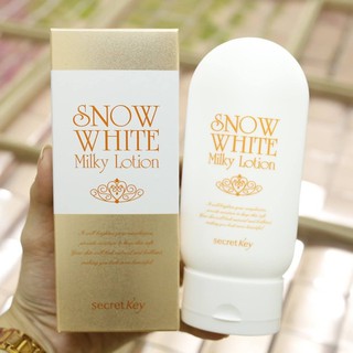 Kem Dưỡng Trắng Da Snow White Milky Lotion Secret Key