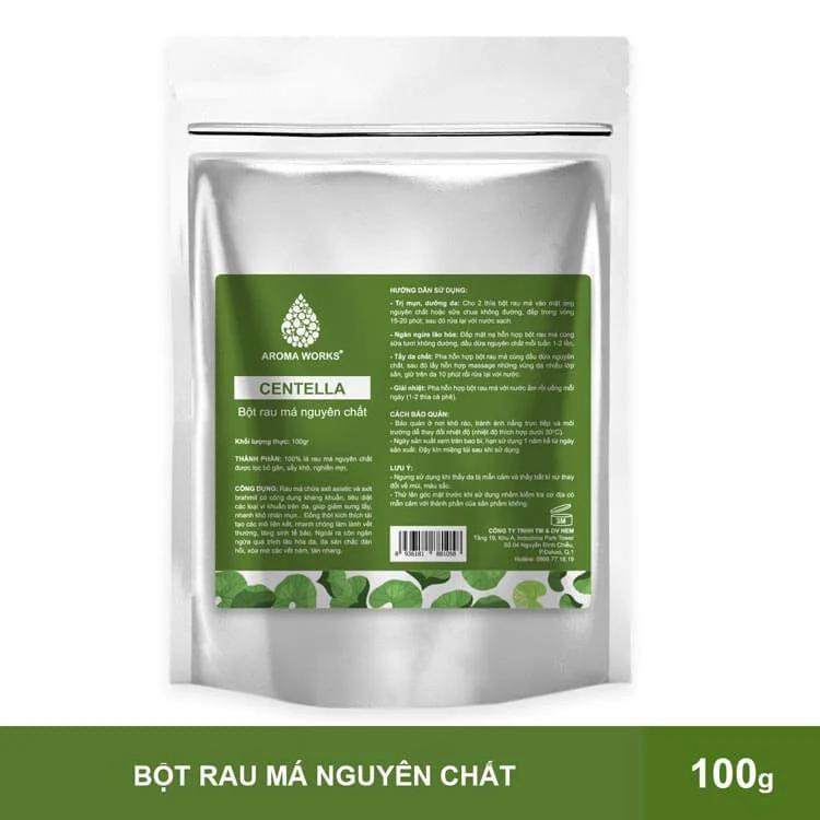 Bột Rau Má Nguyên Chất Aroma Works Centella Powder