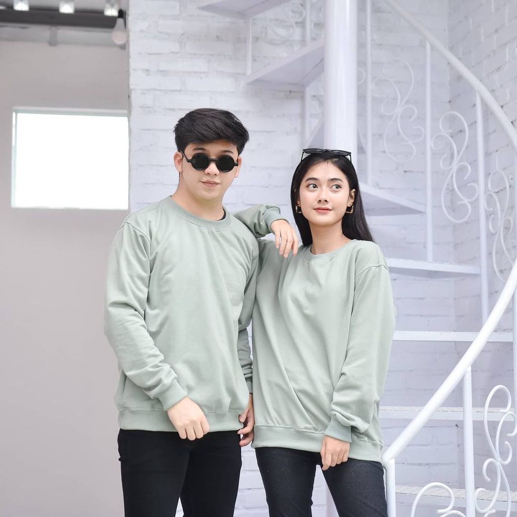 Áo sweater lông cừu trơn thời trang cho nam nữ | BigBuy360 - bigbuy360.vn