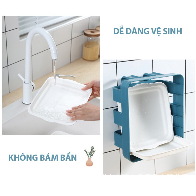 Kệ để thức ăn 6 tầng Goodstore tặng kèm 6 đĩa màu trắng