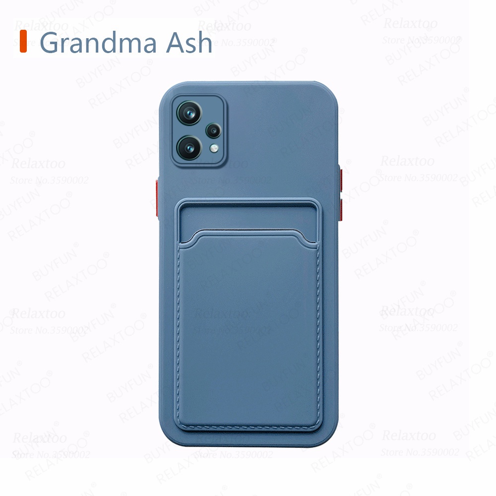 Realmi 9 Pro+ Case Card Wallet Back Silicone Plain Phone Cover For Realme 9Pro Plus 5G 9i Realme9i Camera Shockproof
