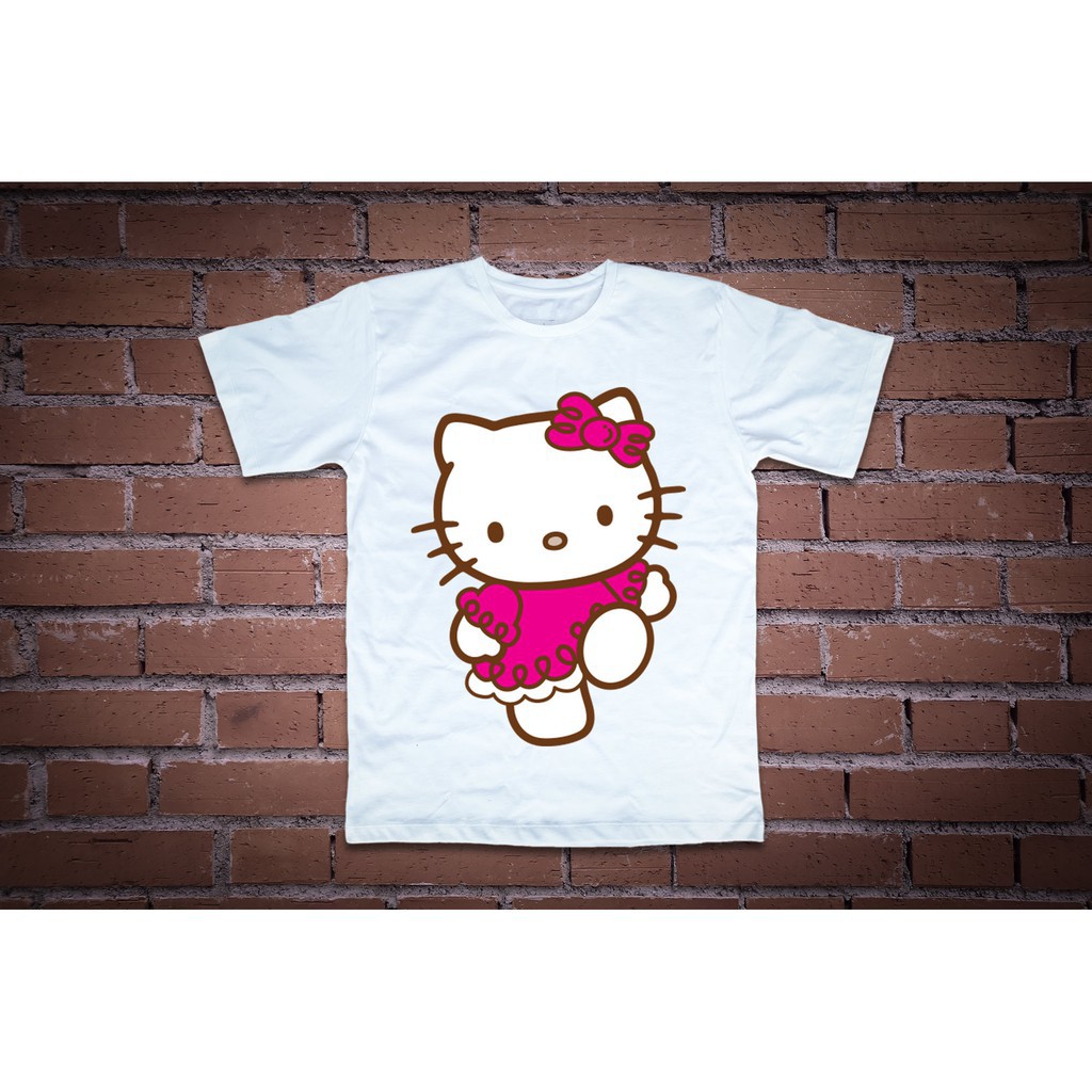 (SALE SỐC) Áo thun kitty váy hồng xinh xắn
