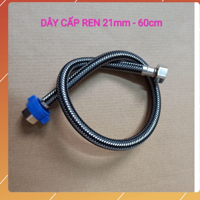 Dây cấp nước bình nóng lạnh ren 21mm, bồn cầu, phụ kiện bồn cầu