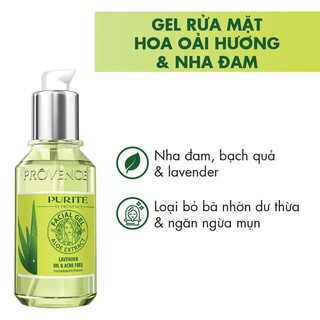 Gel Rửa Mặt Purite By Provence Hoa Oải Hương Ngăn Ngừa Mụn
