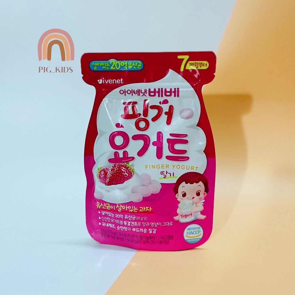 Sữa Chua Khô Ivenet Hàn Quốc Cho Bé 7m+