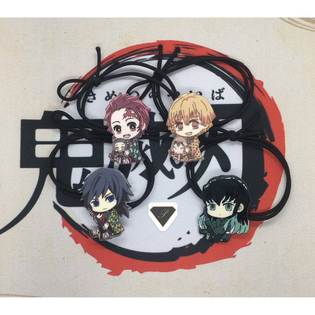 OtakuTPstore Cột tóc anime hoạt hình Jujutsu Kaisen Kimetsu no Yaiba Demon Slayer Thanh gươm diệt quỷ HTJK