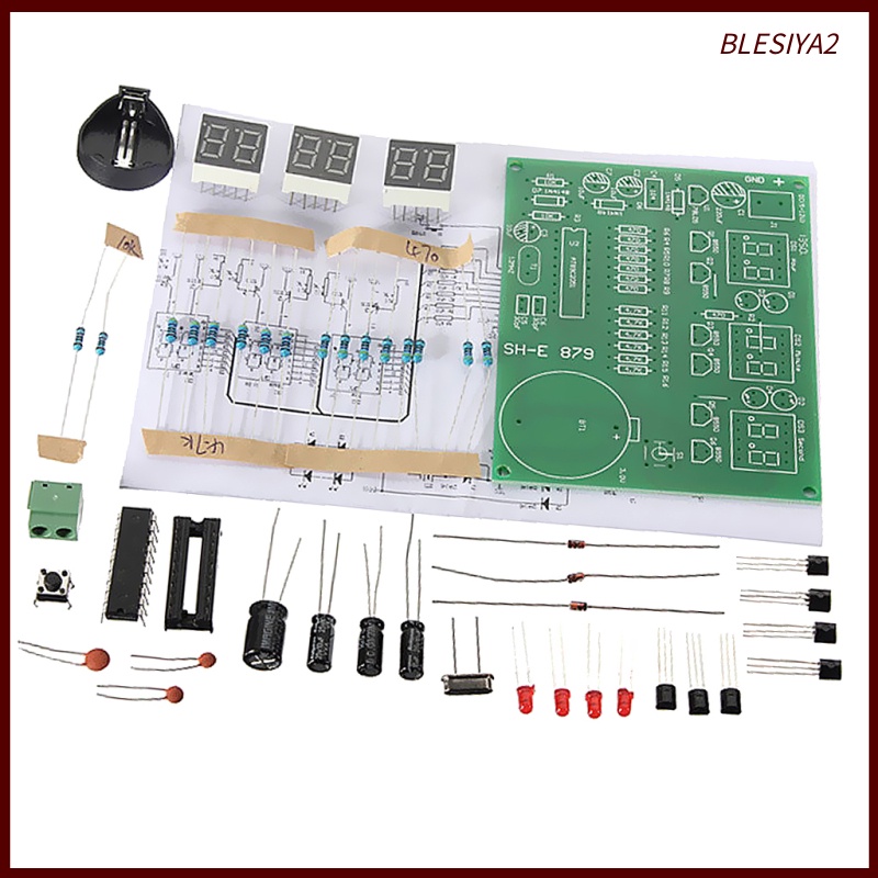 Bộ Đồng Hồ Điện Tử Blesiya2 6 Chữ Số