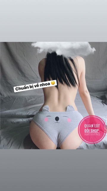 Quần sịp nữ tai mèo khoét mông sâu cao eo | BigBuy360 - bigbuy360.vn