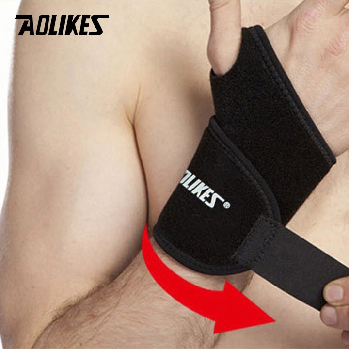 Sửa Băng cổ tay xỏ ngón cái chính hãng Aolikes AL7937 chinhhang