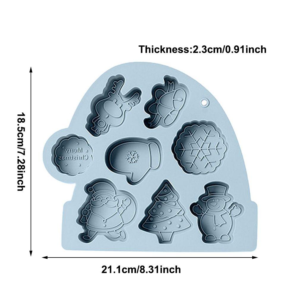 Khuôn Silicone Làm Bánh Chủ Đề Giáng Sinh Đáng Yêu
