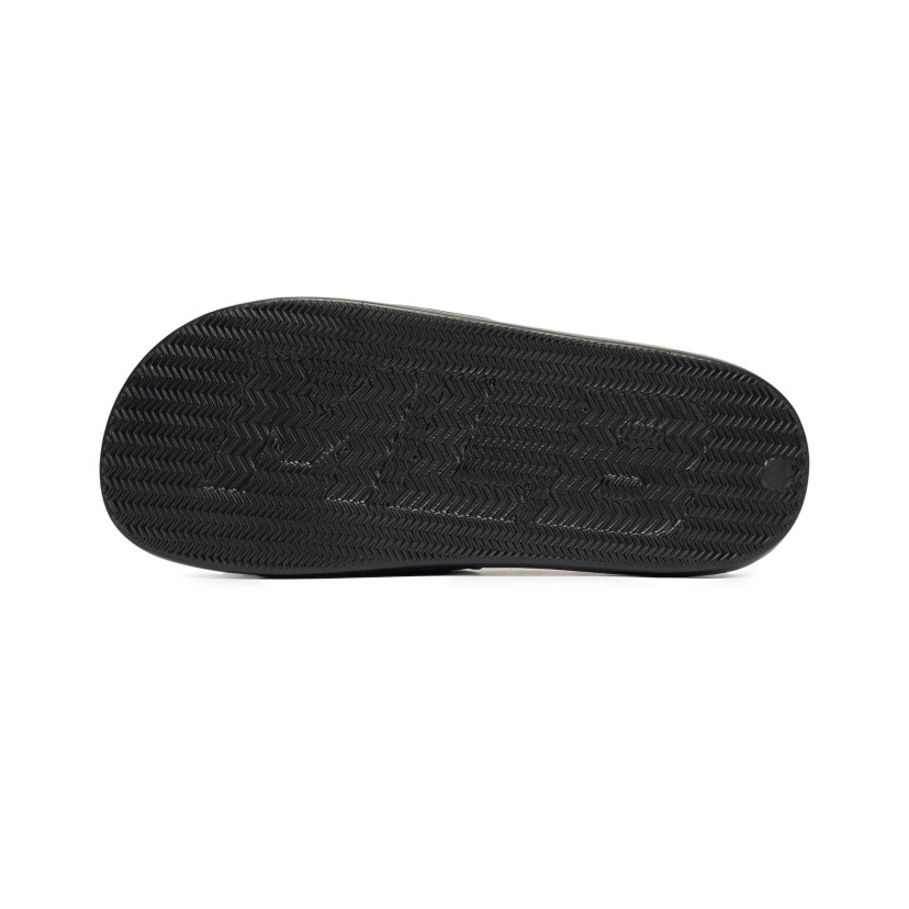 Dép MLB Chunky Mound Dia Monogram CHÍNH HÃNGMLB Mound Dia Monogram New York Yankees All Black Slide - Simple Sneaker