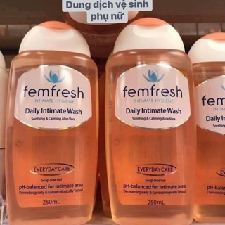 Dung dịch vệ sinh phụ nữ Femfresh 250ml, chuẩn Úc, date 2021