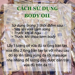 Body oil 4% BHA ( dầu dưỡng body căng bóng)
