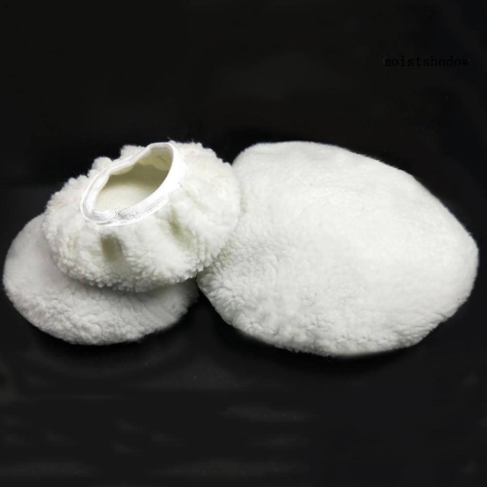 Set 2 Vỏ Bọc Đầu Máy Đánh Bóng Xe Hơi Bằng Sợi Microfiber