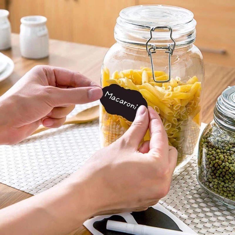 Miếng Dán Ghi Chú Mini Màu Đen Đa Năng Tiện Dụng Cho Nhà Bếp/ Văn Phòng