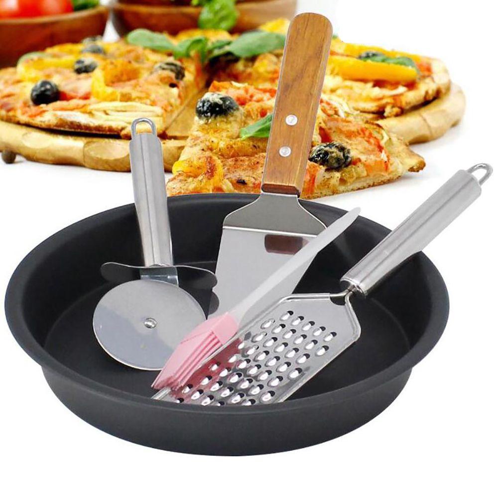 Khuôn Làm Bánh Pizza Màu Đen Tiện Dụng Cho Nhà Bếp