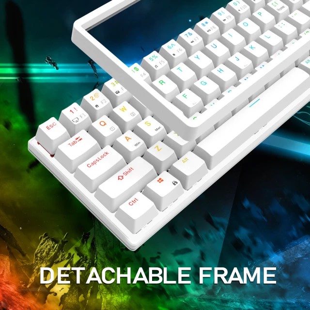 HOTSWAP RK G68 RGB - Bàn phím cơ không dây Royal Kludge RK G68 RGB Bluetooth 5.0 và Wireless 2.4G