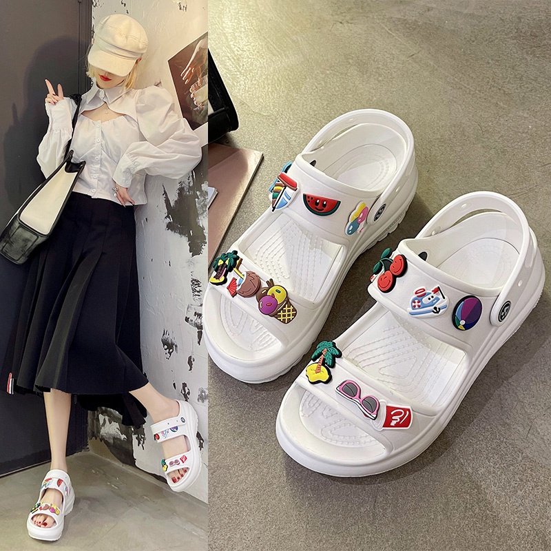 Xăng đan Đế Dày 6cm Tăng Chiều Cao Thời Trang Cho Nữ