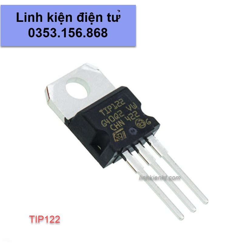 Sản phẩm TIP122 TO-220 NPN 100V/5A/65W Darlington Transistor