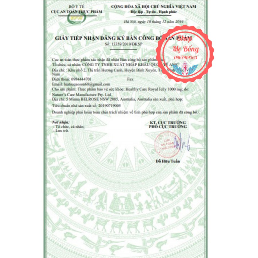 [HÀNG CHÍNH HÃNG] Sữa ong chúa Healthy Care Royal Jelly 1000 365 viên, Đẹp da, Chống lão hóa, Cân bằng nội tiết tố nữ | BigBuy360 - bigbuy360.vn