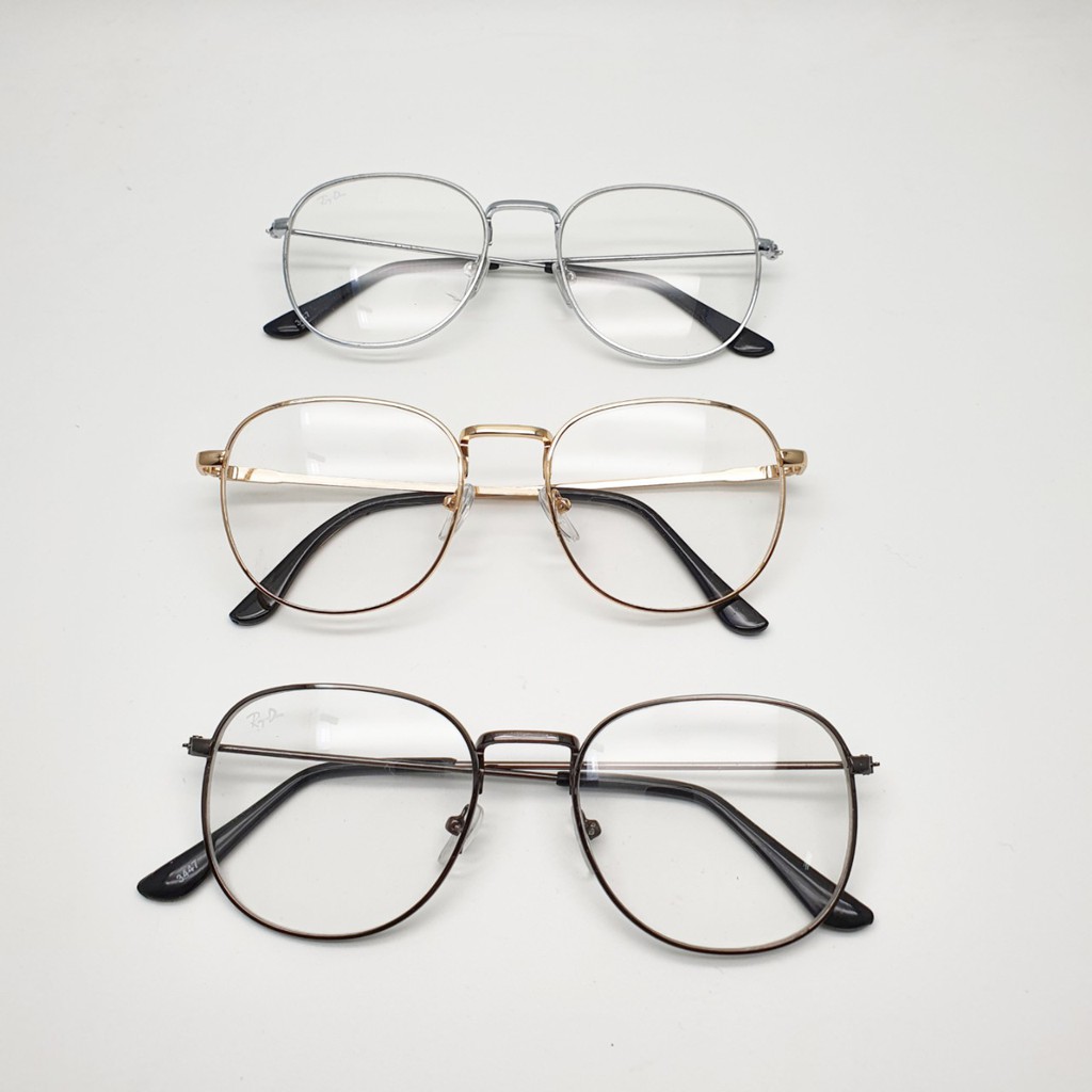 Gọng kính mắt hình vuông kim loại
