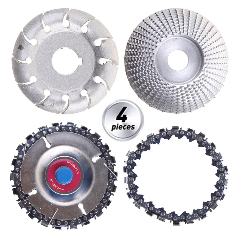 Set 4 Đĩa Mài Góc 12 Răng Chuyên Dụng
