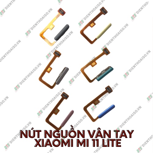 Cáp nút nguồn vân tay xiaomi mi 11 lite đủ màu