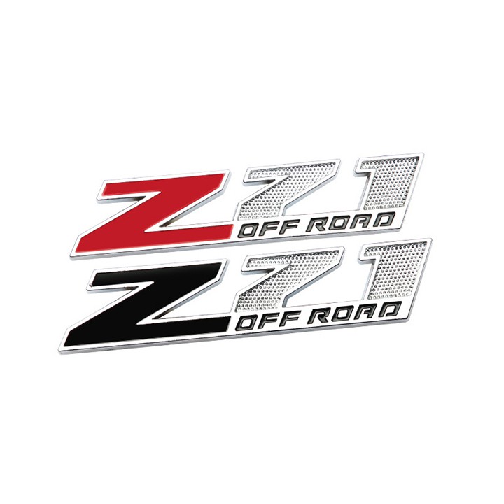 Logo kim loại chữ nổi Z71 OFF ROAD dán ô tô