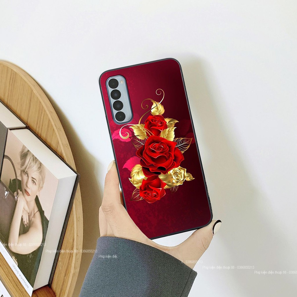 Ốp lưng Oppo RENO 4 PRO hình hình hoa, thiên nga, đẹp thời trang - CAO CẤP - SANG TRỌNG