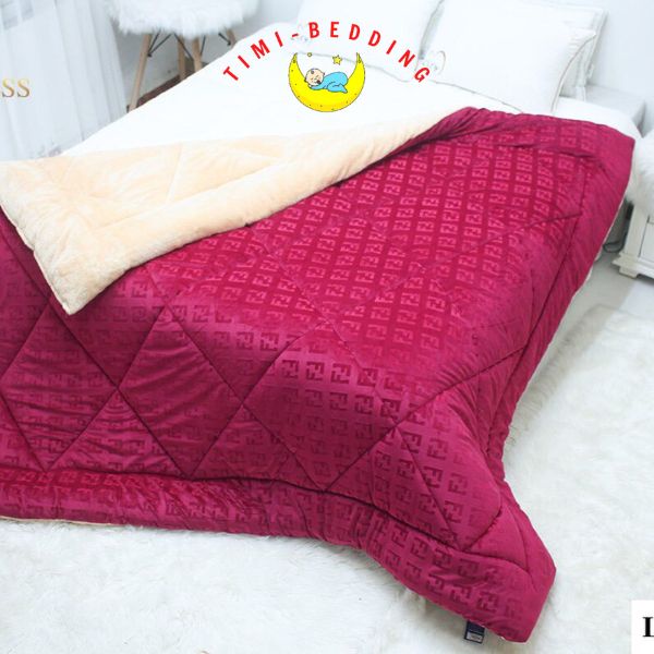 Chăn happiness – Chăn lông cừu chính hãng kích thước 200 x 220 cm, nặng 4kg - Timibedding