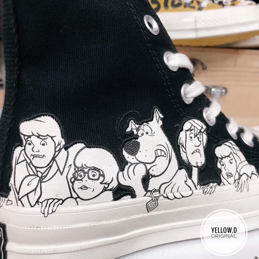 Giày Converse 1970s x Scooby Doo chính hãng màu đen cổ cao