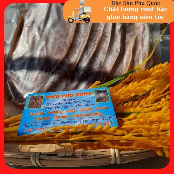 [FREE SHIP-HÀNG CHẤT LƯỢNG] Khô Mực Câu Phú Quốc Size 40-45 Con/kg Đảm Bảo Hàng Tự Nhiên, Hàng Ngon Ngọt.