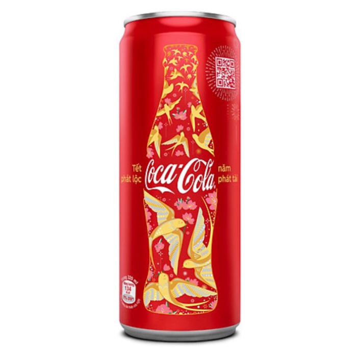 Lốc 6 Lon 320ml Nước Giải Khát Coca-Cola Vị Nguyên Bản Original