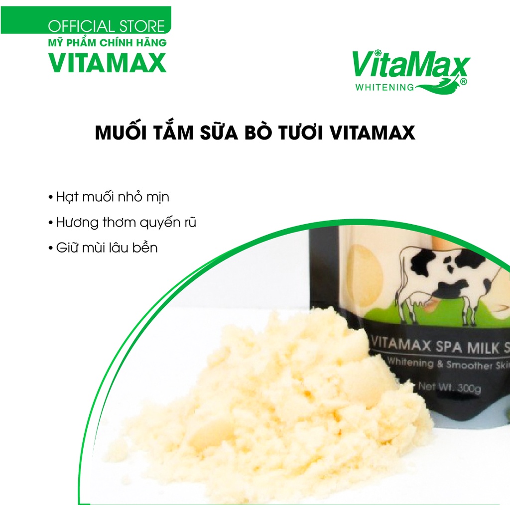 [CHÍNH HÃNG] MUỐI TẮM KHOÁNG SỮA BÒ VITAMAX (Làm trắng và mịn da)- Thái Lan