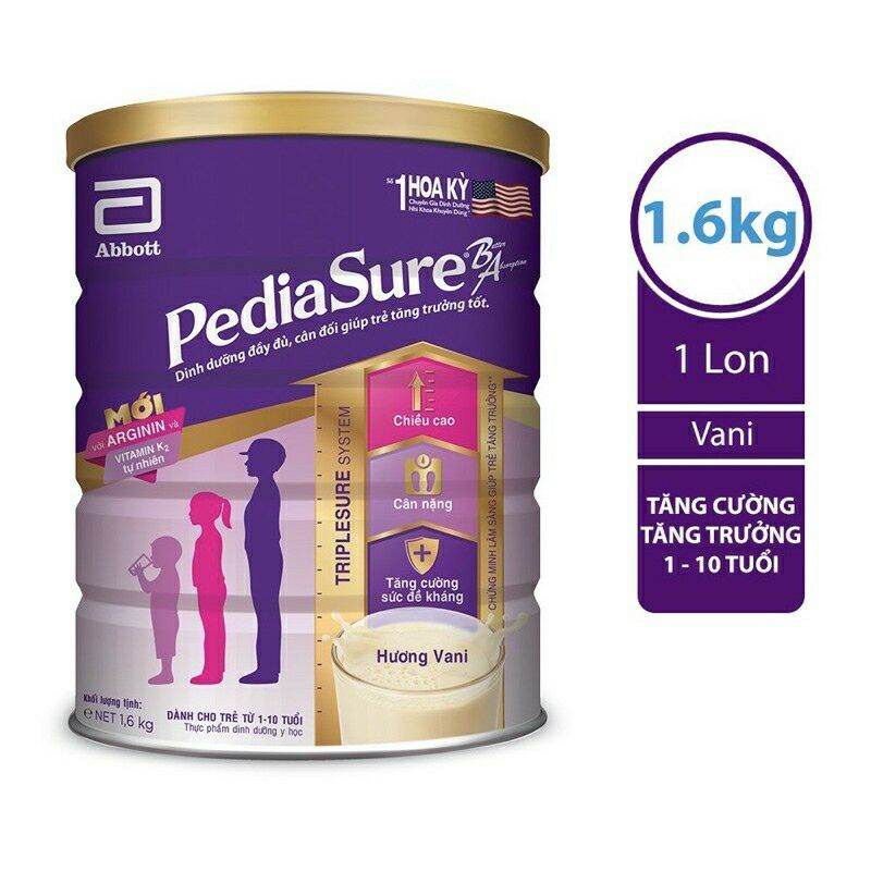 Sữa bột Pediasure Vani 1,6kg