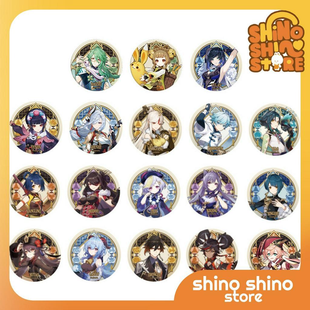 Huy hiệu Genshin Impact từ official shop