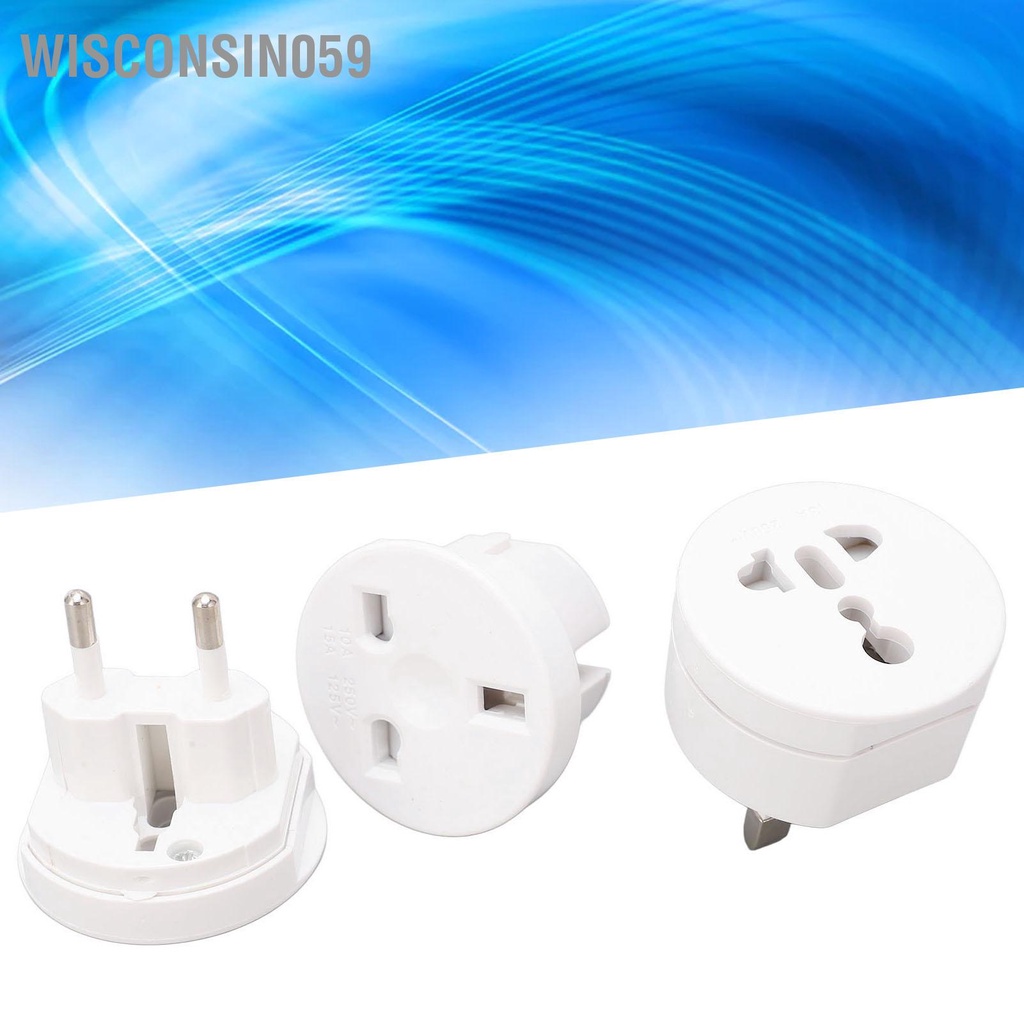 Set 2 Bộ Chuyển Đổi Cách Điện Bằng ABS Gọn Nhẹ Bảo Vệ Khẩn Cấp 110 250V
