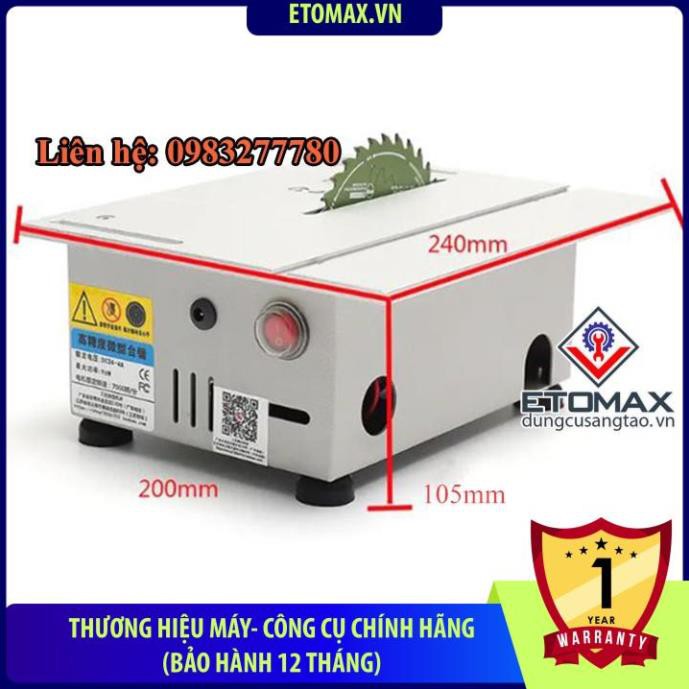 Máy cưa bàn mini đa năng V3 ( ETOMAX ),Mô tơ 795 siêu khỏe.